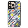 Groovy Flower floral design iPhone 16/15/14 Pro Max & Pro mirror case