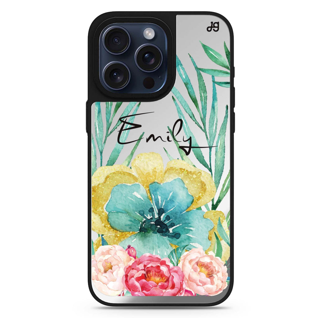 The Great Golden Flower personalized name MagSafe mirror case for iPhone 16/15/14 Pro Max and Pro, main view