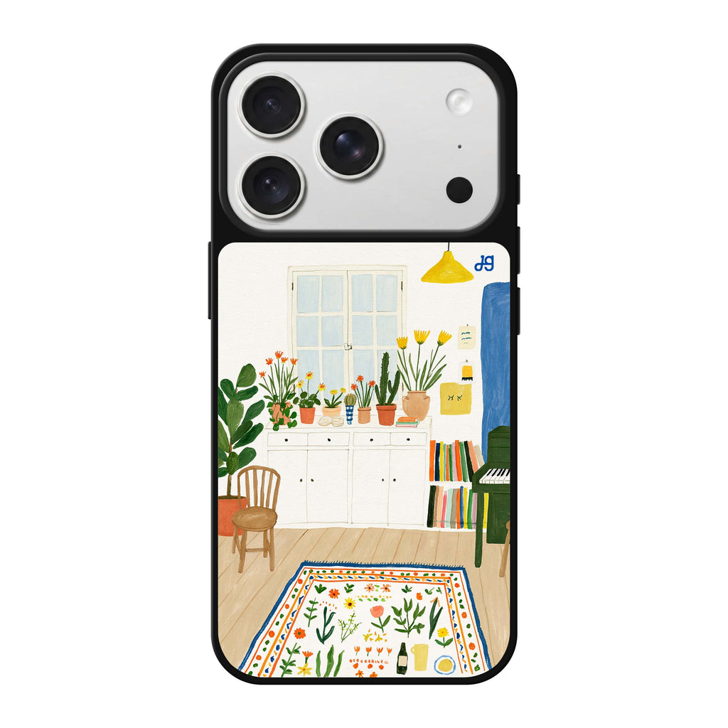 The Sunlit Plant Room iPhone 18 Pro Max Mirror Case - design view 1