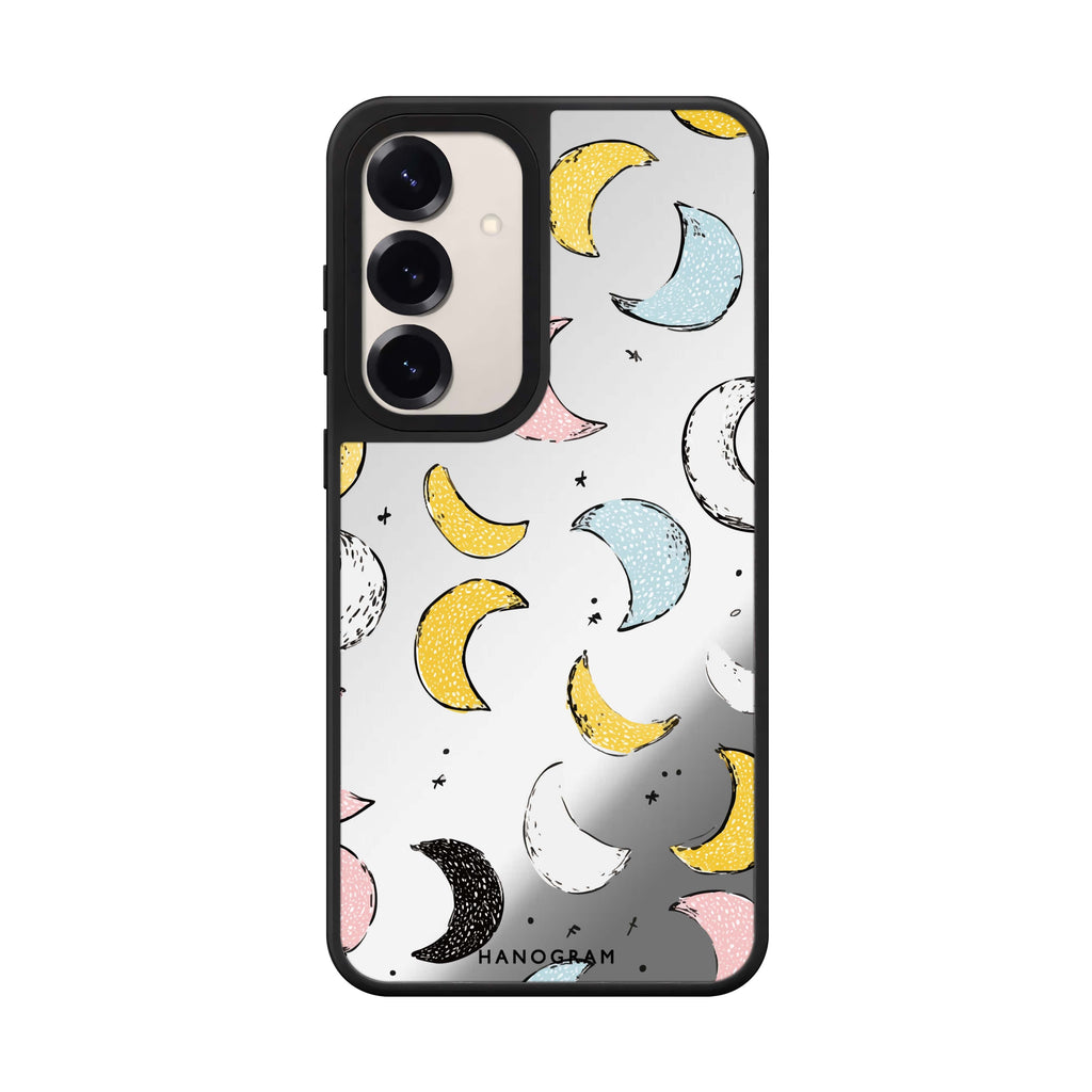 Dreamy Moon Doodles Mirror Case