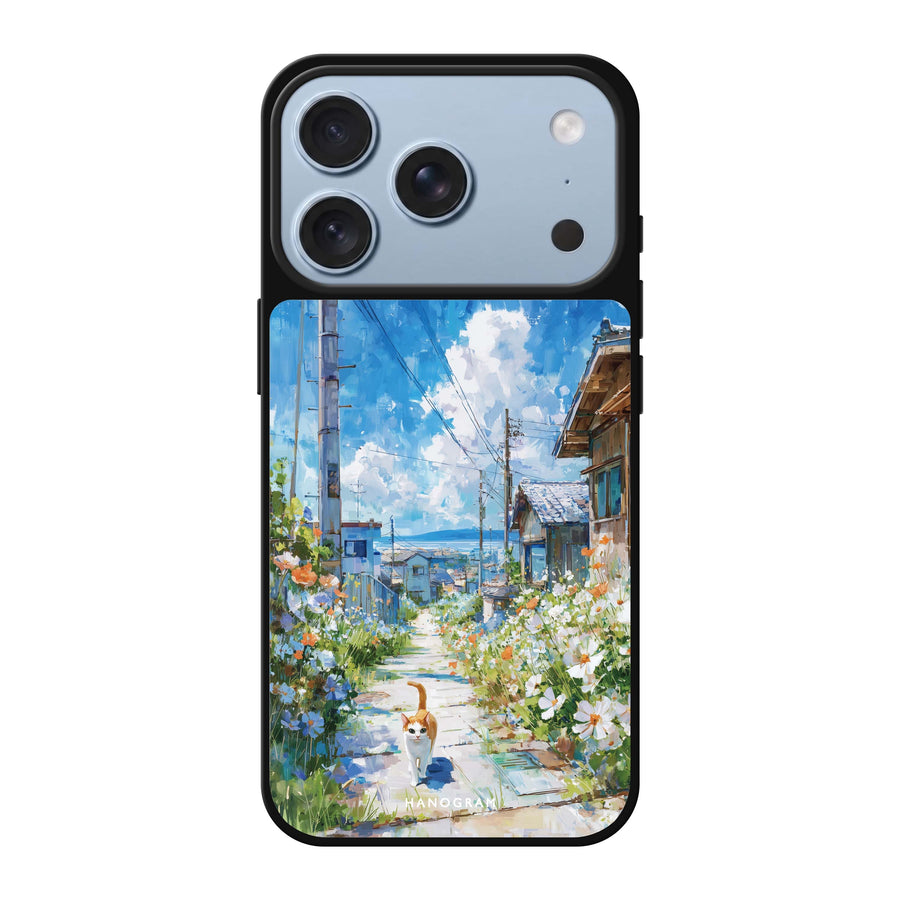Flowers by the Path flower floral iPhone 18 Pro Max mirror case