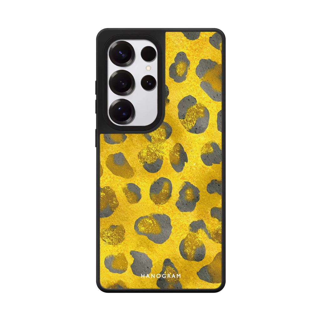 Golden Luxe Leopard Mirror Case
