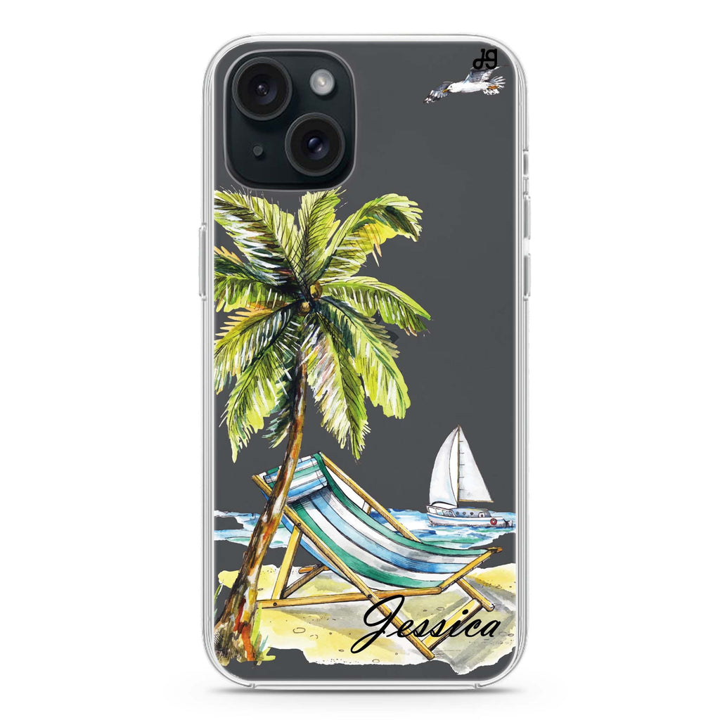 Summer on the beach iPhone Ultra Clear Case