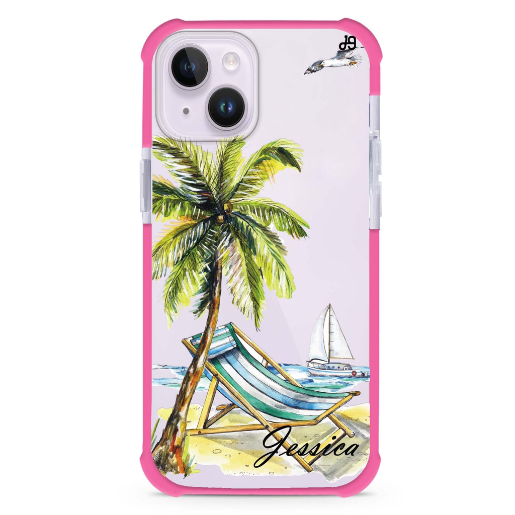 Summer on the beach iPhone 15 Plus Ultra Shockproof Case