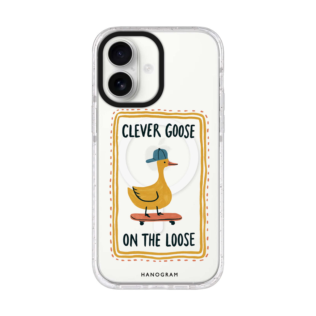 Goose on the Roll iPhone 17 Ultra Clear Case - product image 1