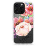 Awakening Watercolor Flowers custom name iPhone 16/15/14 Pro Max & Pro ultra clear case floral design, front product view
