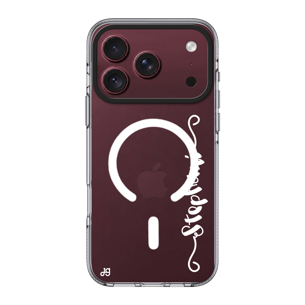 Casual Vertical Name Ultra Clear Case