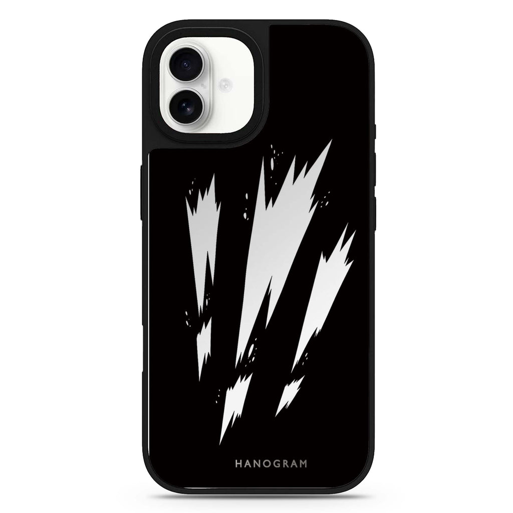 White Voltage iPhone 17 Mirror Case - View 1