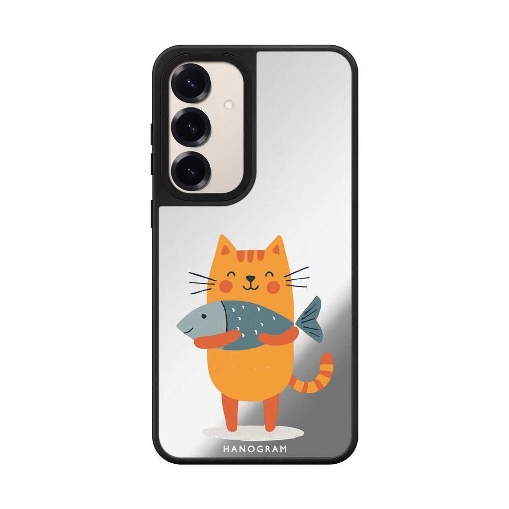 Big Catch Kitty Mirror Case