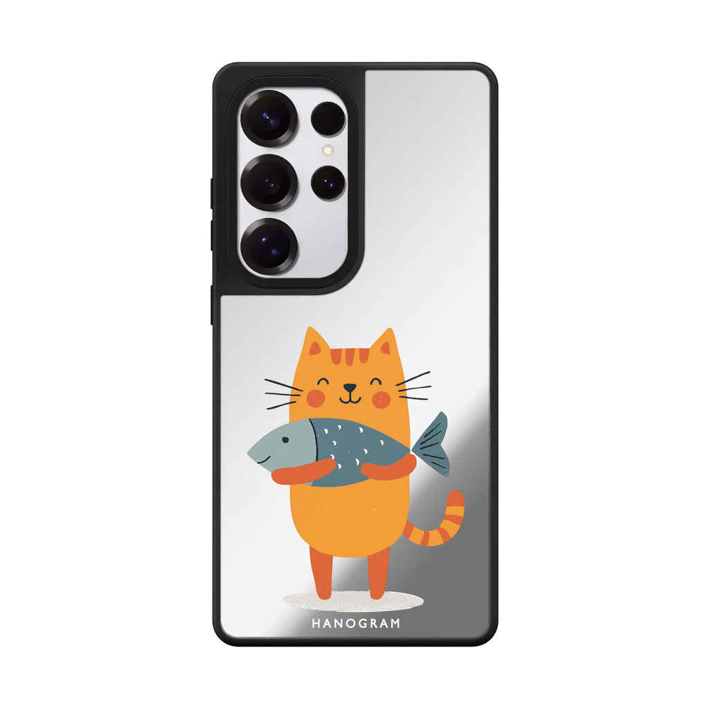 Big Catch Kitty Mirror Case