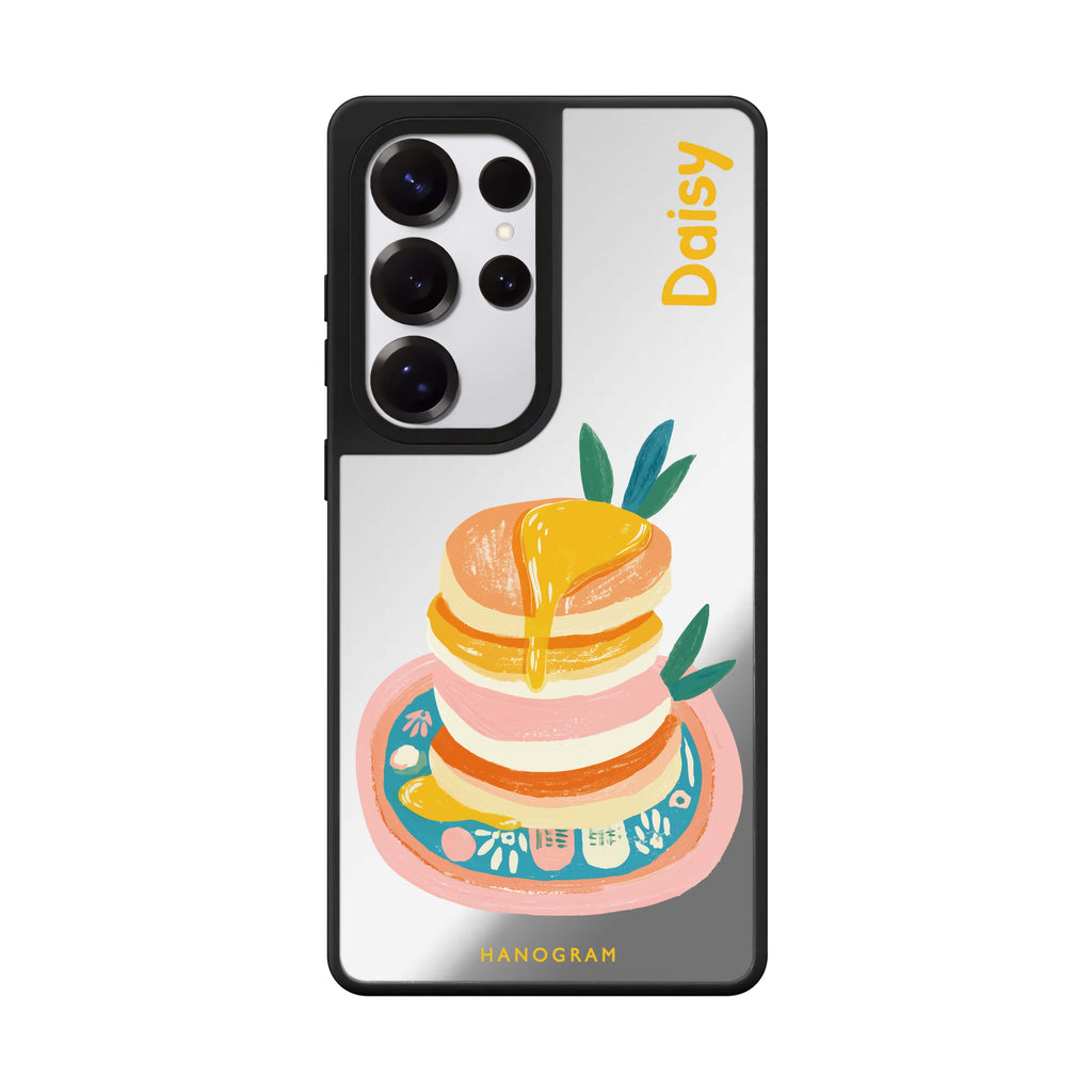 Blush Pancake Stack Mirror Case