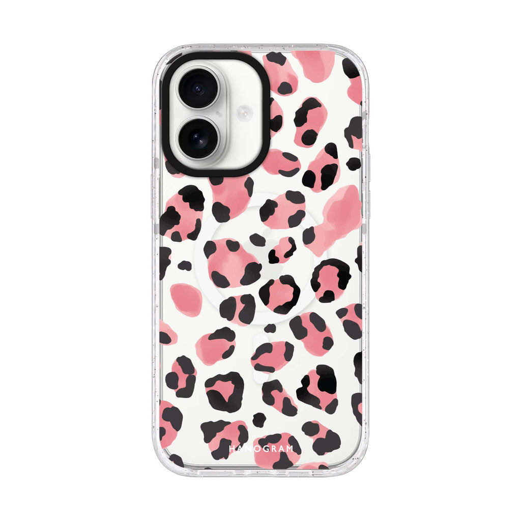 Spotted Glamour iPhone 17 ultra clear MagSafe case, front product view