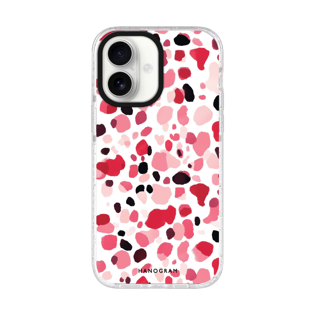 Leopard Luxe iPhone 17 ultra clear MagSafe case, front product view