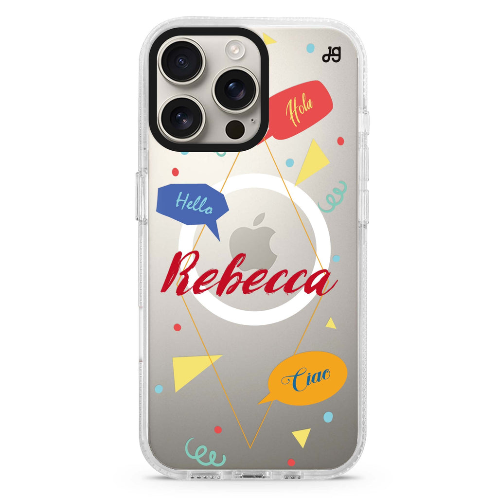 Artistic Ice cream II MagSafe Compatible iPhone 16 Pro Ultra Clear Case - Personalized and Stylish Protection