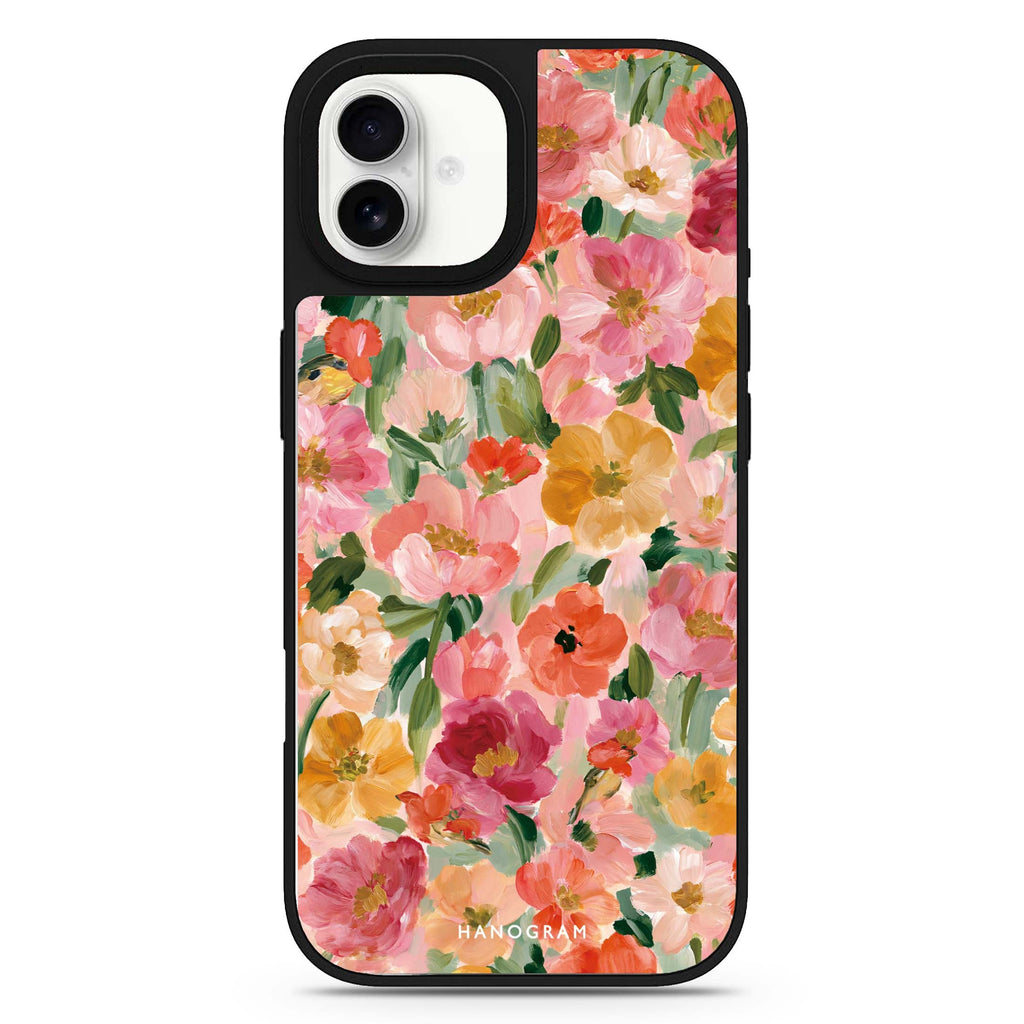 Peach Petal Impasto iPhone 17 Mirror Case - View 1