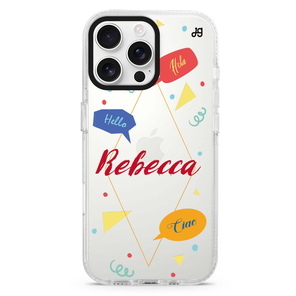 Communicate Fun iPhone 16 Pro & 16 Pro Max Case - Personalized and Stylish Protection