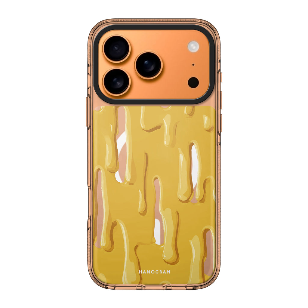 Peanut Butter Drizzle food iPhone 17 Pro Max ultra clear case