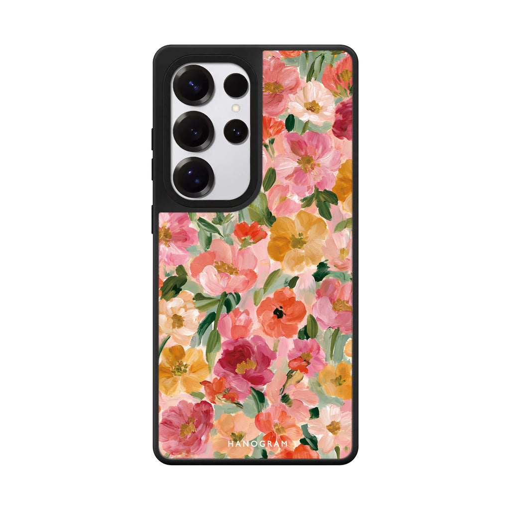 Peach Petal Impasto Samsung Galaxy Mirror Case - image 1