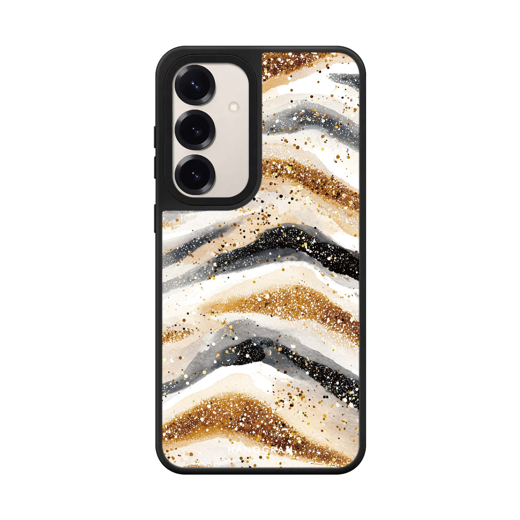 Golden Stripes Mirror Case