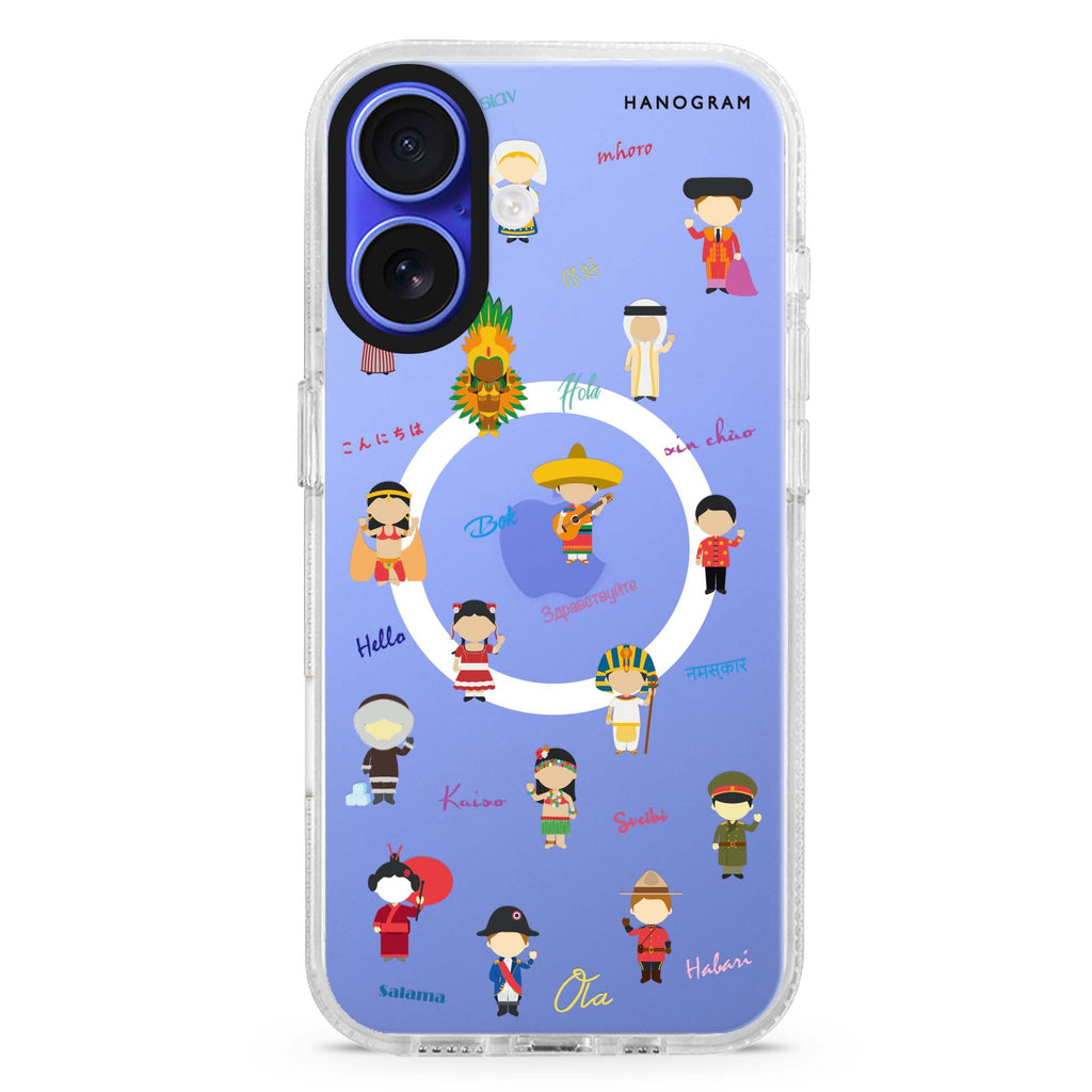 Culture People MagSafe Compatible iPhone 16 Ultra Clear Case - Personalized and Stylish Protection