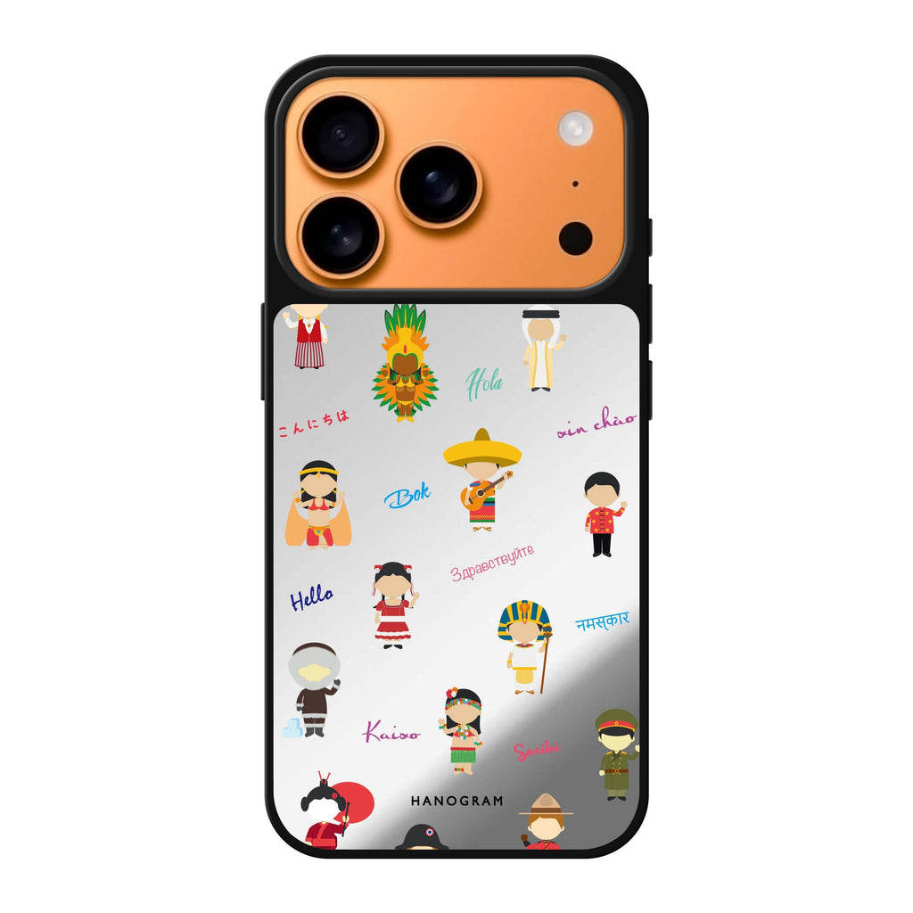 Culture People portrait iPhone 17 Pro Max mirror case
