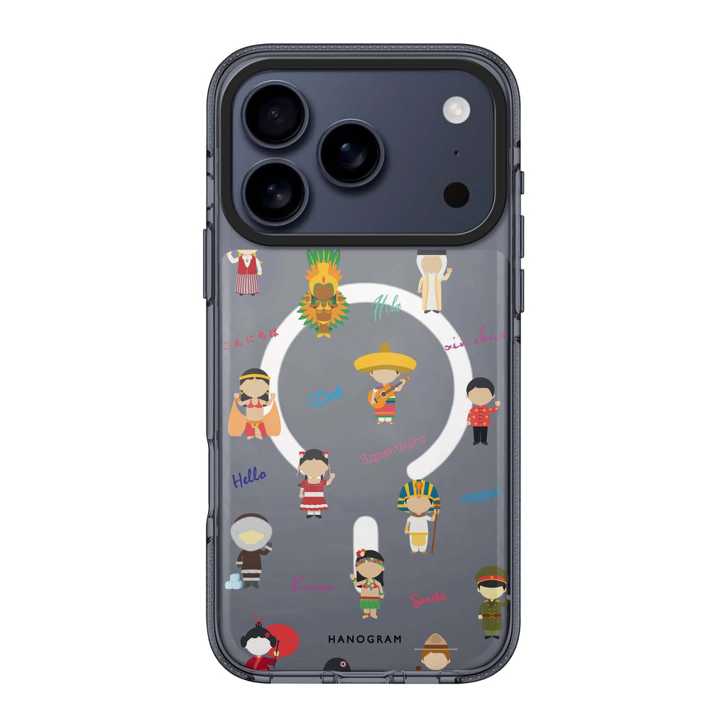 Culture People portrait iPhone 17 Pro Max ultra clear case