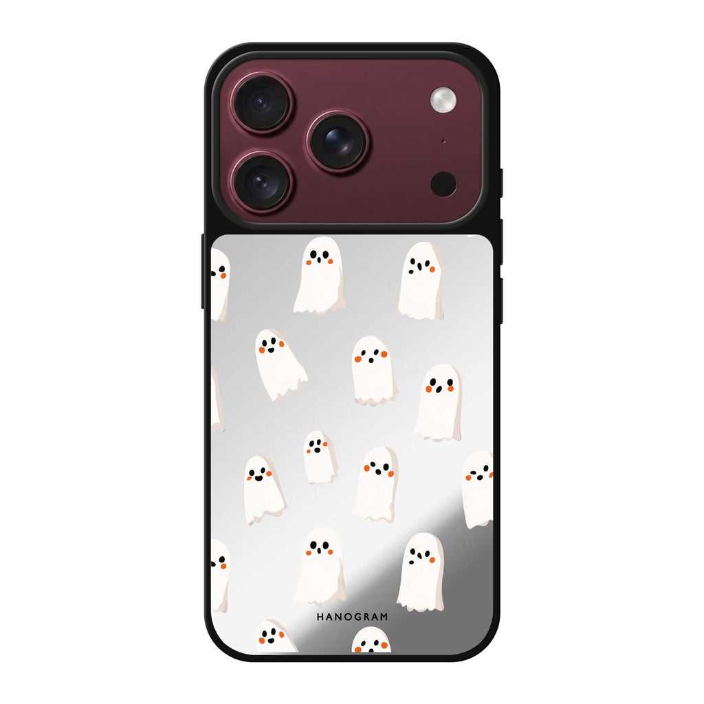 Midnight Ghosties halloween ghost spooky iPhone 18 Pro Max mirror case
