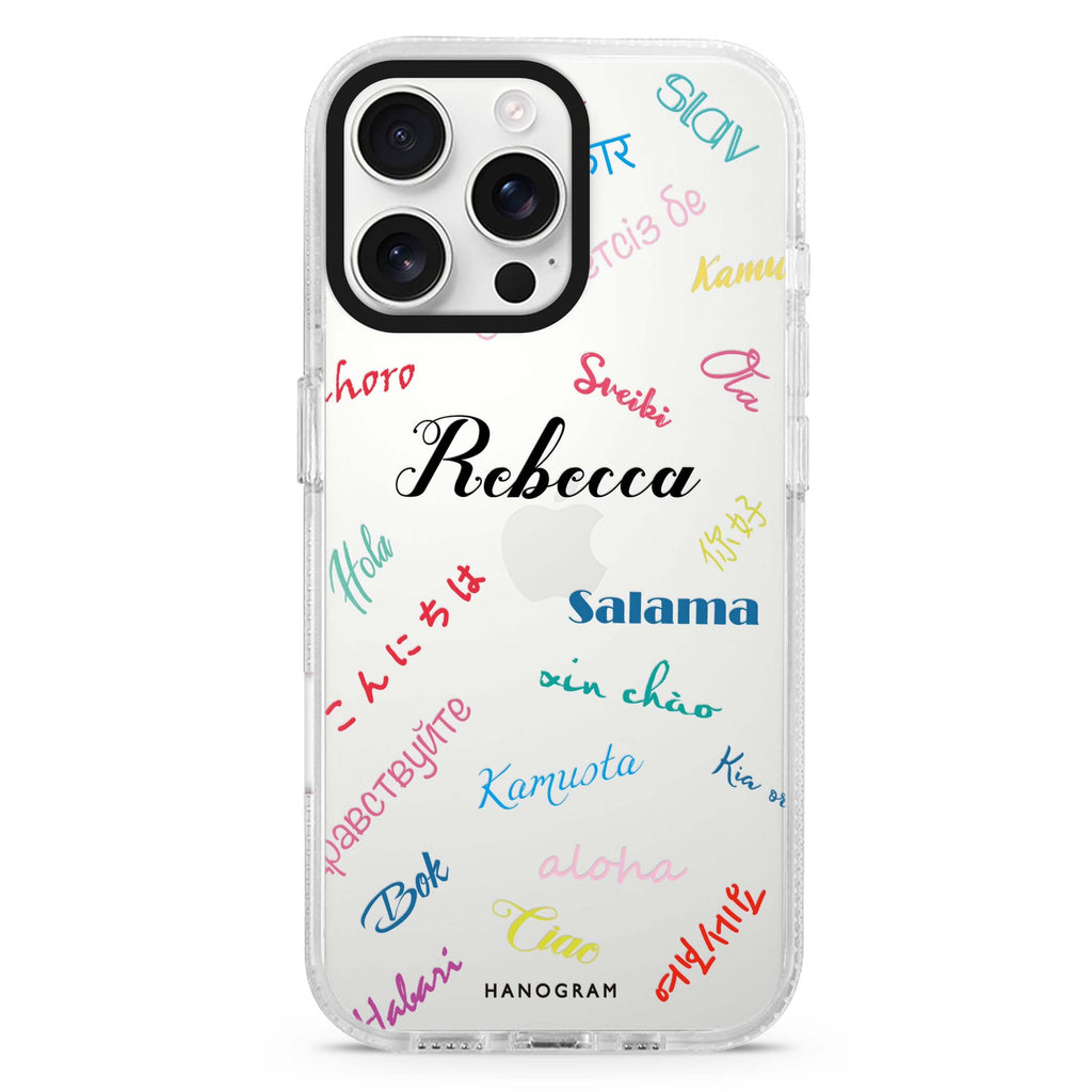 Hello Wrold iPhone 16 Pro & 16 Pro Max Case - Personalized and Stylish Protection