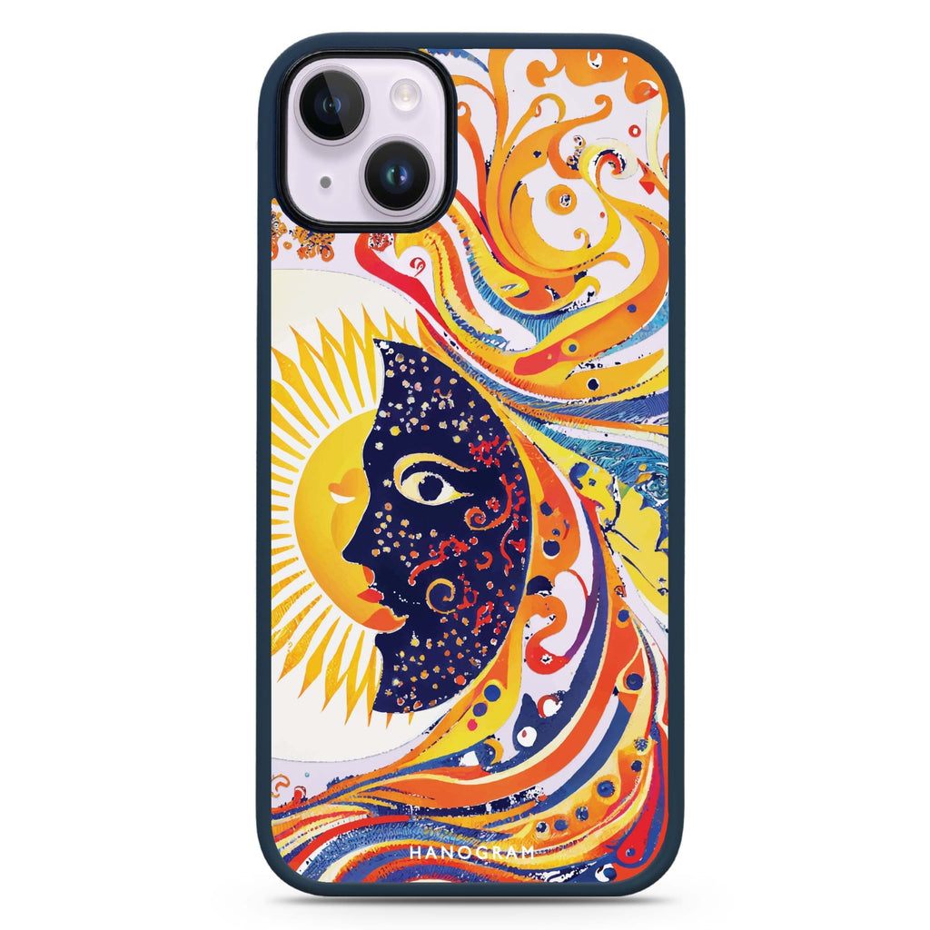 Sun & Moon iPhone 15 Impact Guard Bumper Case