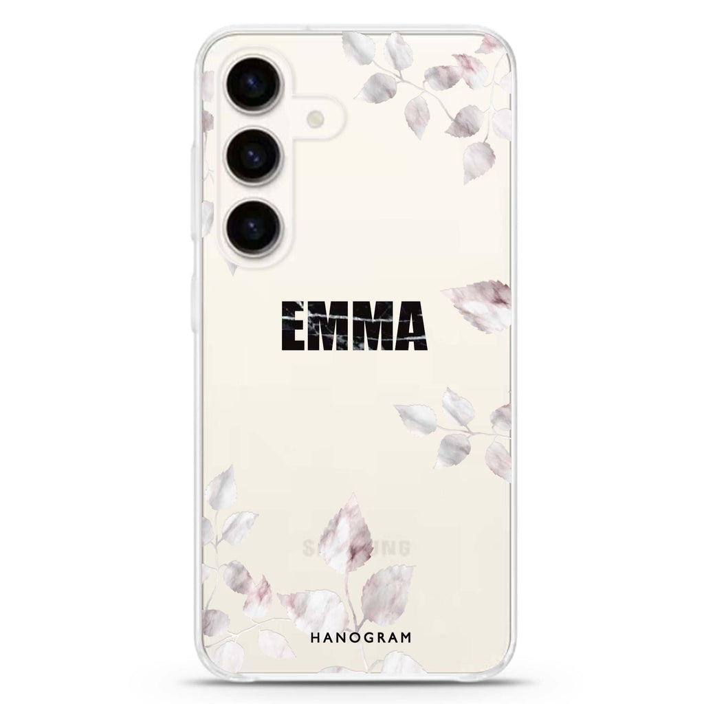 Life Simple Floral Samsung Galaxy Ultra Clear Case