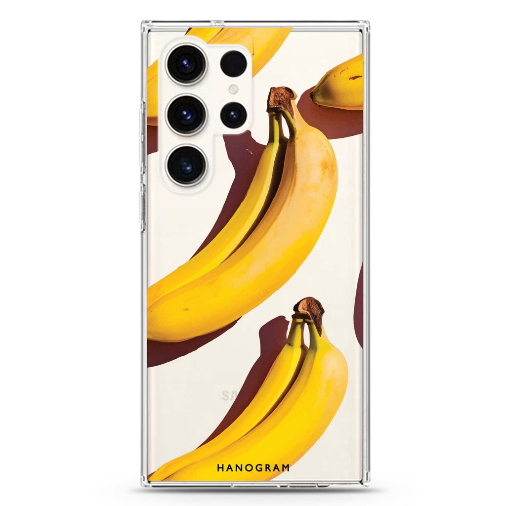 Endless Yellow Samsung Galaxy S26/S25/S24/S23/S22 Ultra ultra clear case, transparent design, main view