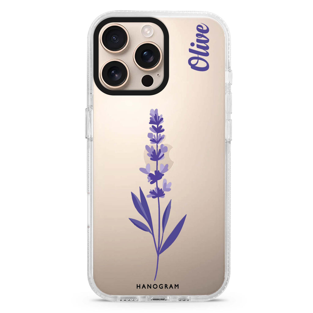 Lavender Form iPhone Ultra Clear Case