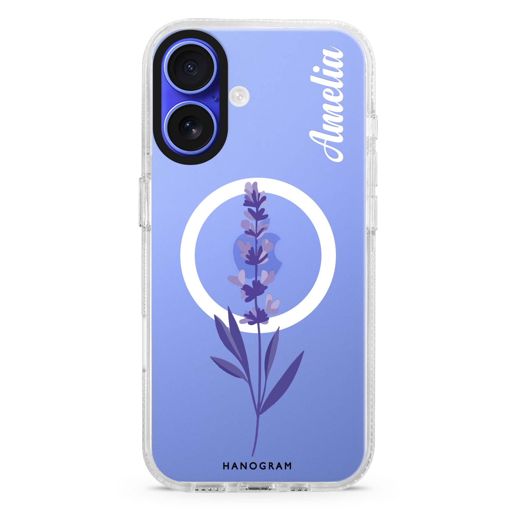 Lavender Form MagSafe Compatible Ultra Clear Case