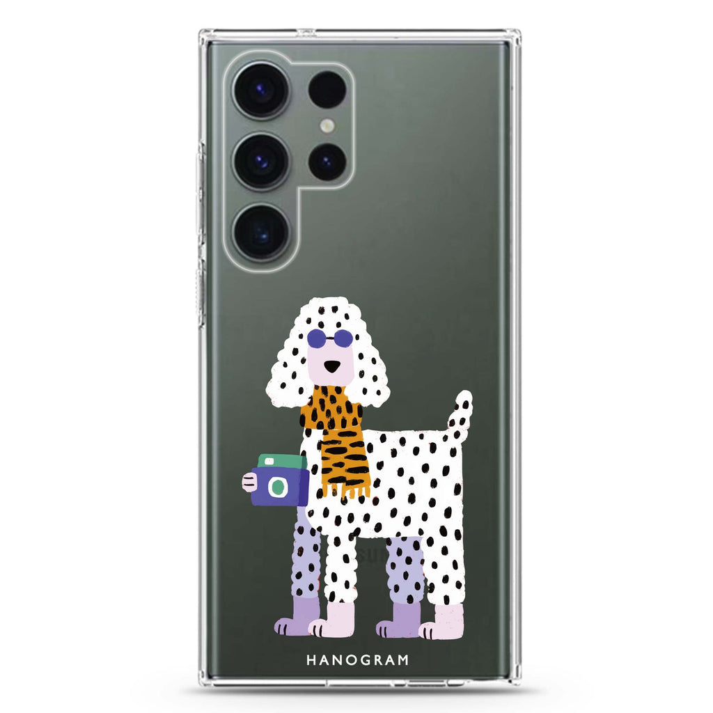 Shutter Pup Samsung Galaxy S26/S25/S24/S23/S22 Ultra ultra clear case, transparent design, main view