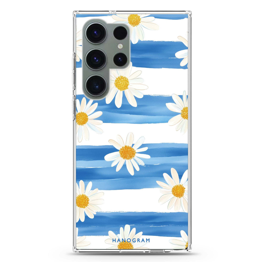 Daisy Lines Samsung Galaxy S26/S25/S24/S23/S22 Ultra ultra clear case, transparent design, main view