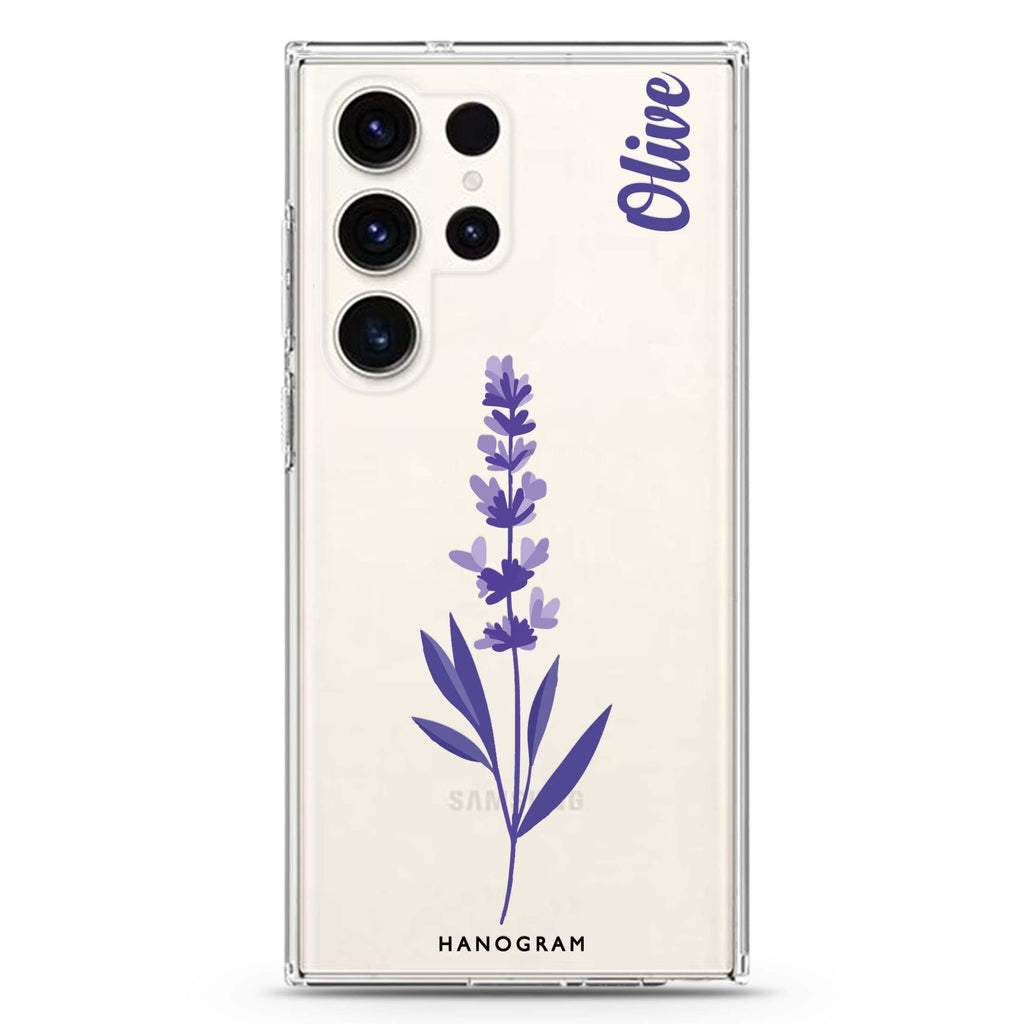 Lavender Form Samsung Galaxy Ultra Clear Case