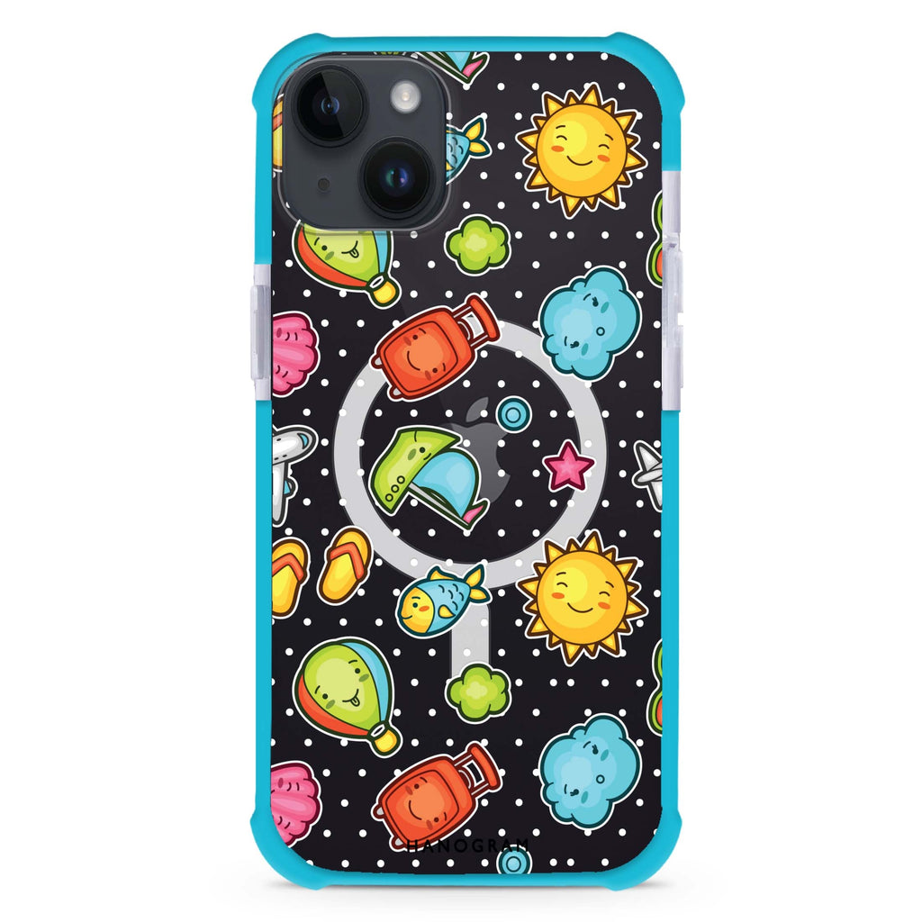 Animagic Adorables iPhone 15 Plus MagSafe Compatible Ultra Shockproof Case