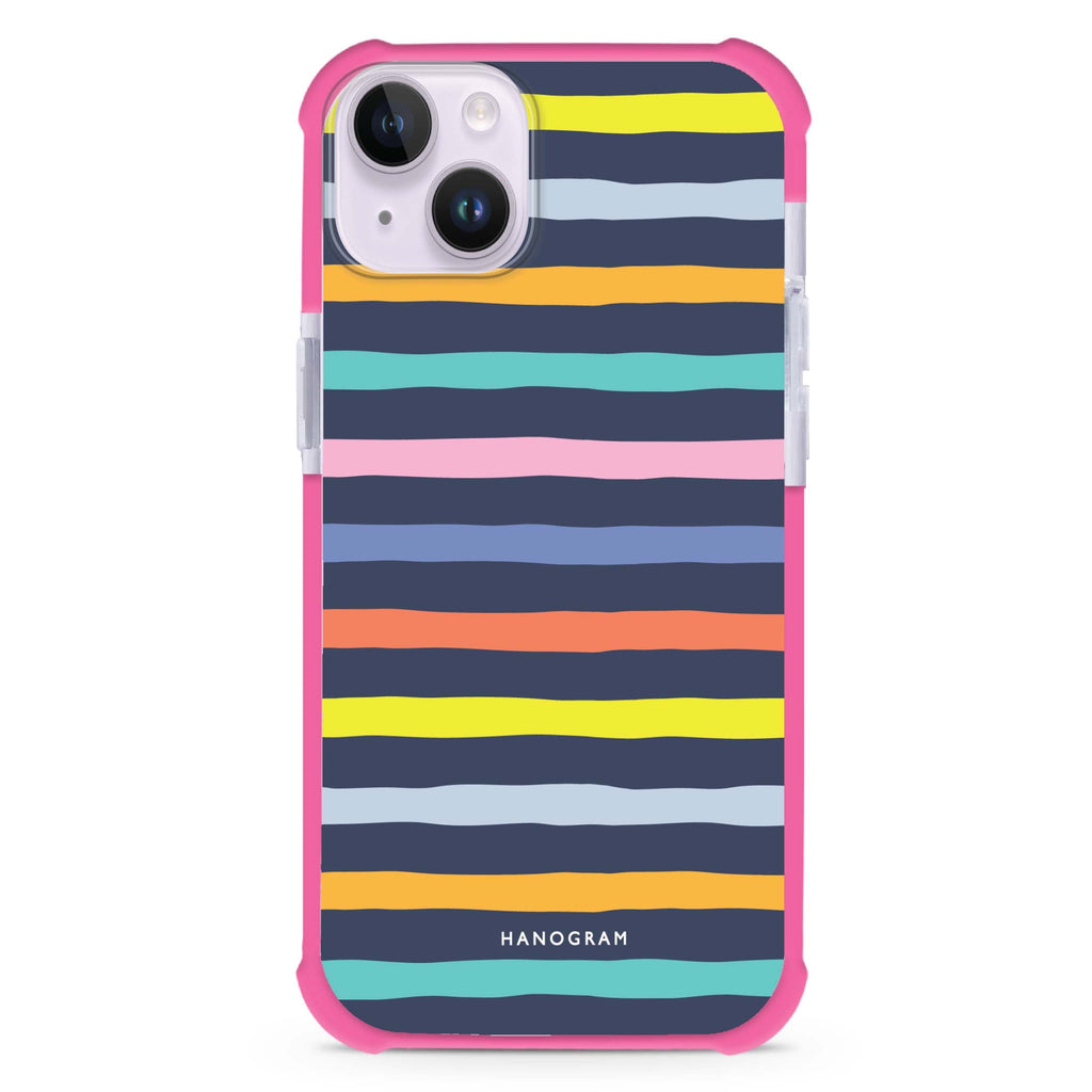 Rainbow Line iPhone 15 Plus Ultra Shockproof Case
