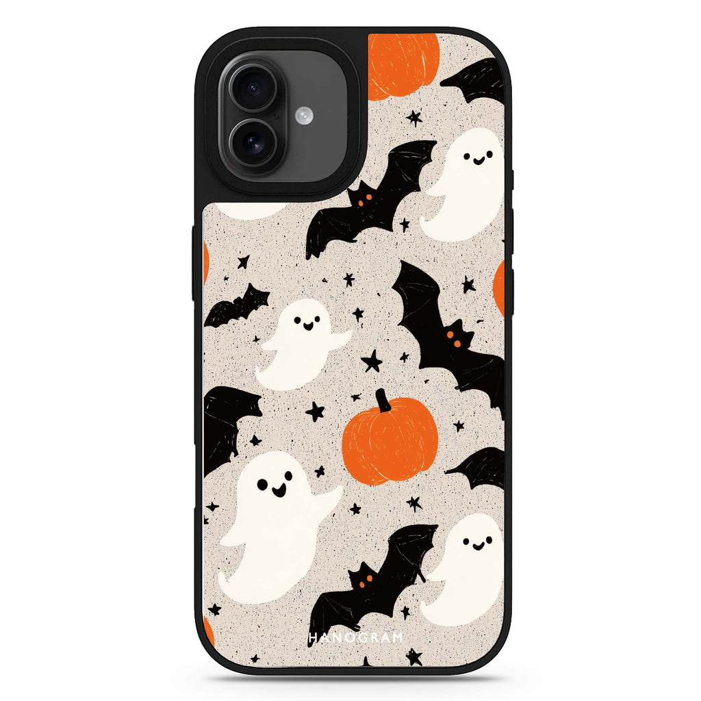 Pumpkin Patch Phantom halloween design iPhone 17 mirror case