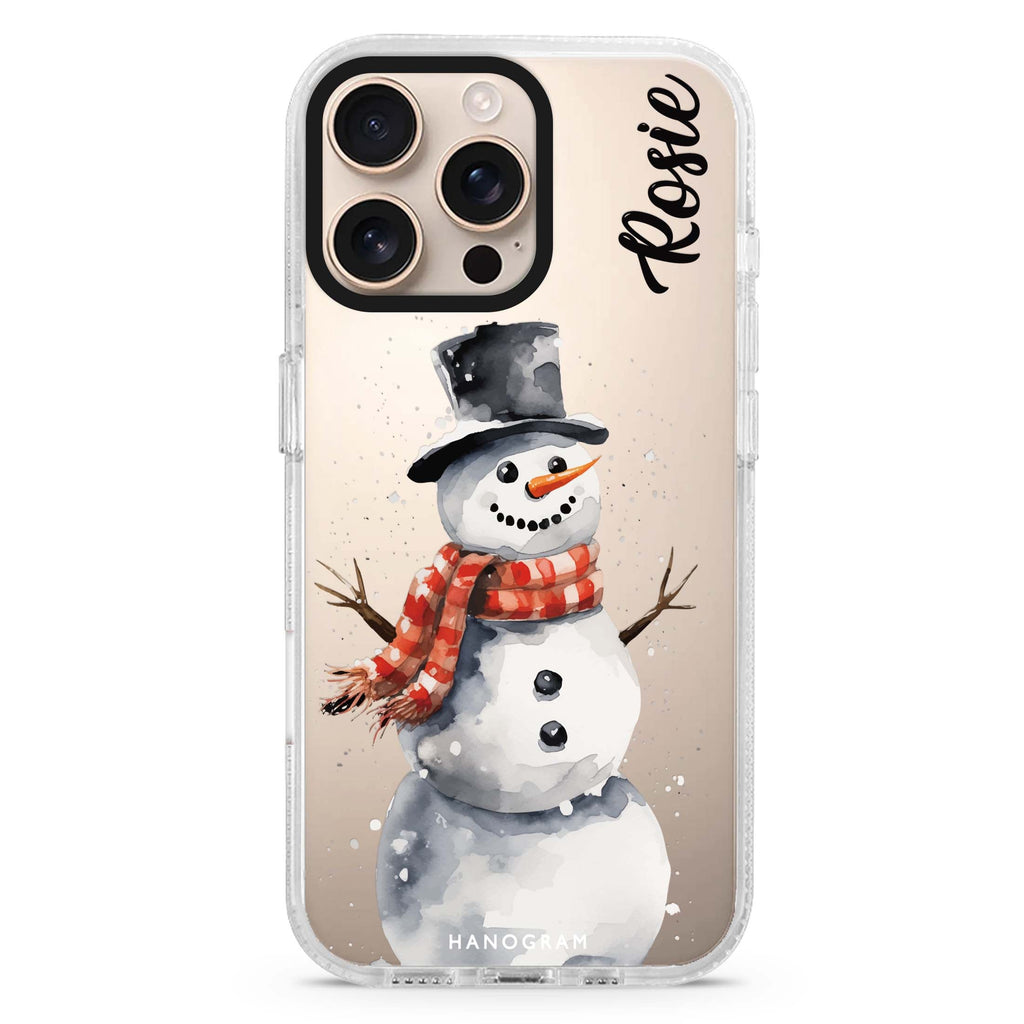 Winter Snowman iPhone Ultra Clear Case