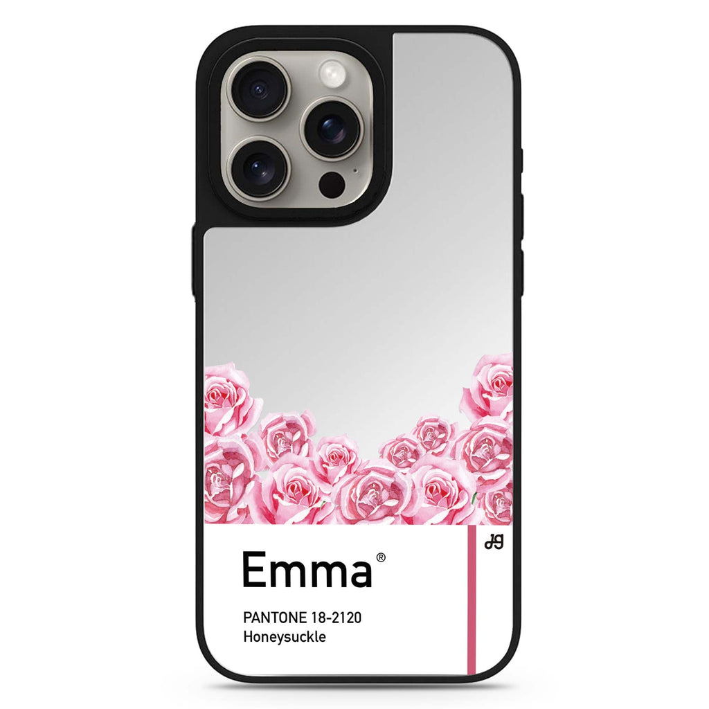 #18-2120 Honeysuckle I personalized name MagSafe mirror case for iPhone 16/15/14 Pro Max and Pro, main view