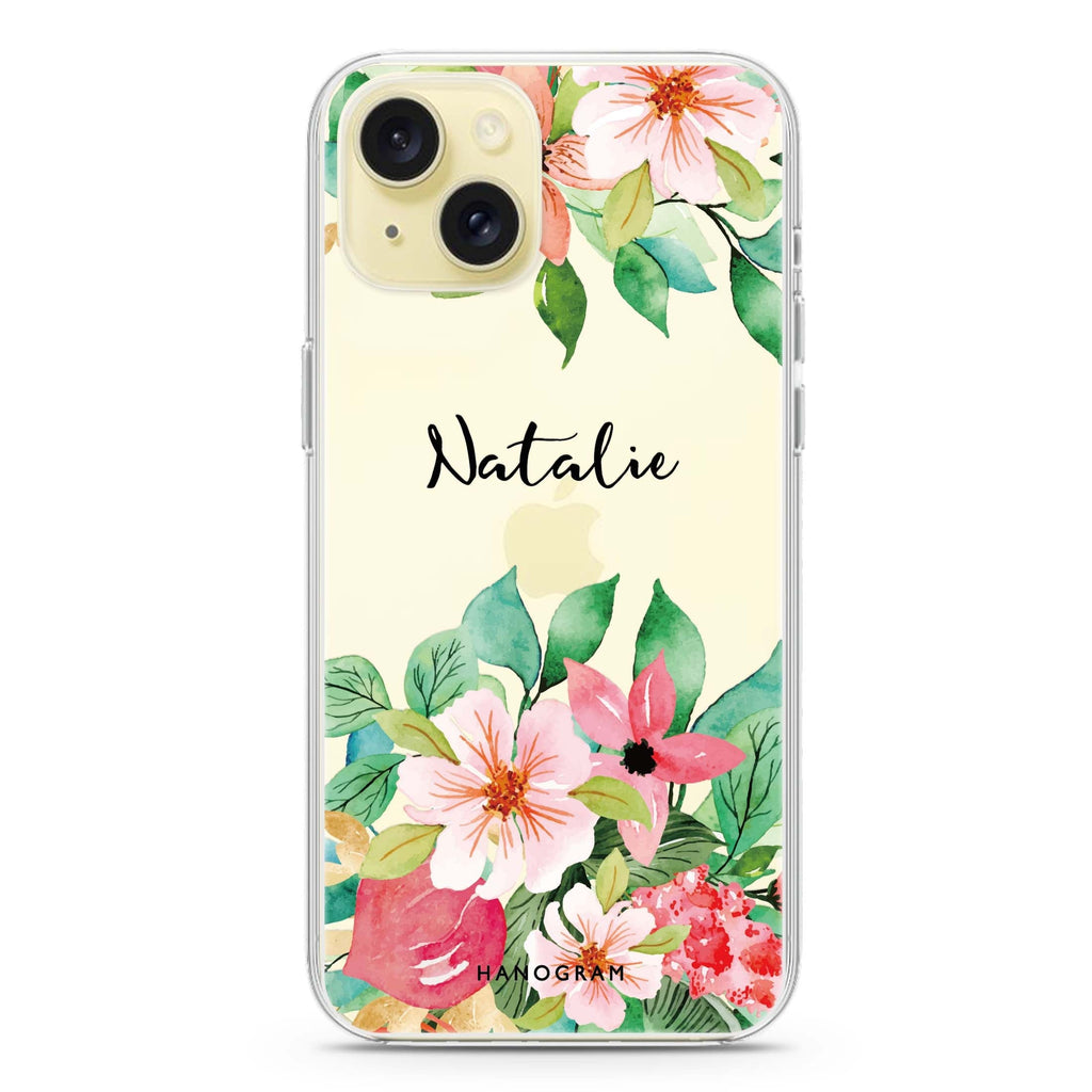 Floral Life iPhone 15 plus Ultra Clear Case