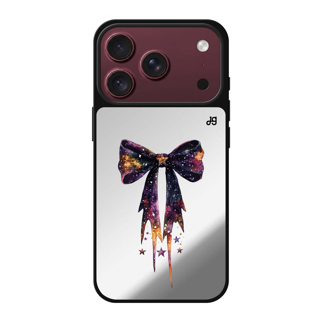 Spellbound Bows personalized name halloween bow spooky iPhone 18 Pro Max mirror case