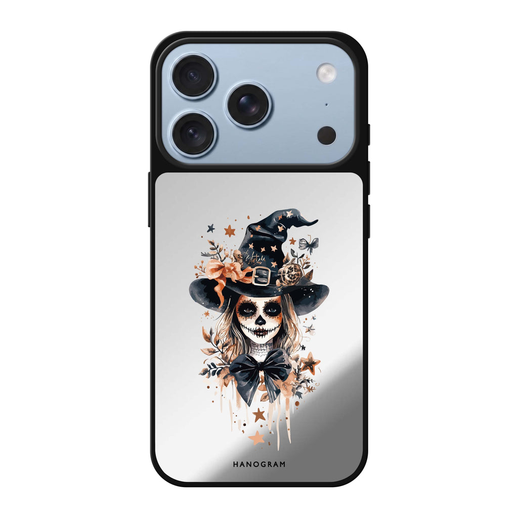 Enchanted Ribbon Night halloween bow spooky iPhone 18 Pro Max mirror case