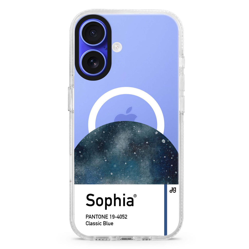 #19-4052 Classic Blue I MagSafe Compatible iPhone 16 Ultra Clear Case - Personalized and Stylish Protection