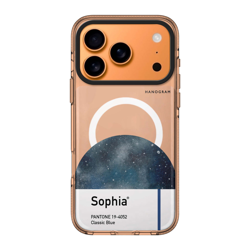 Classic Blue I personalized name blue graphic vintage iPhone 17 Pro Max ultra clear case