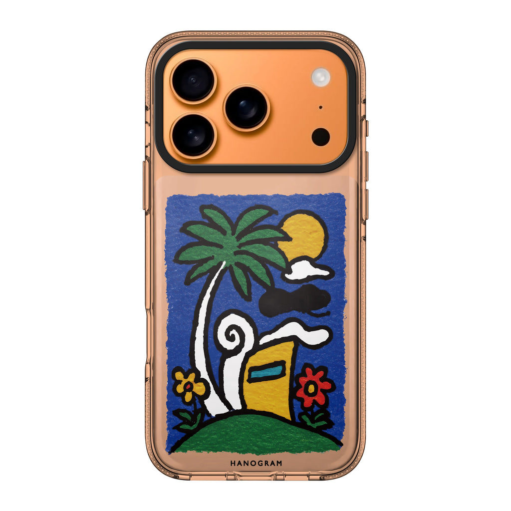 Golden Sun Seal gold sun celestial nature iPhone 17 Pro Max ultra clear case