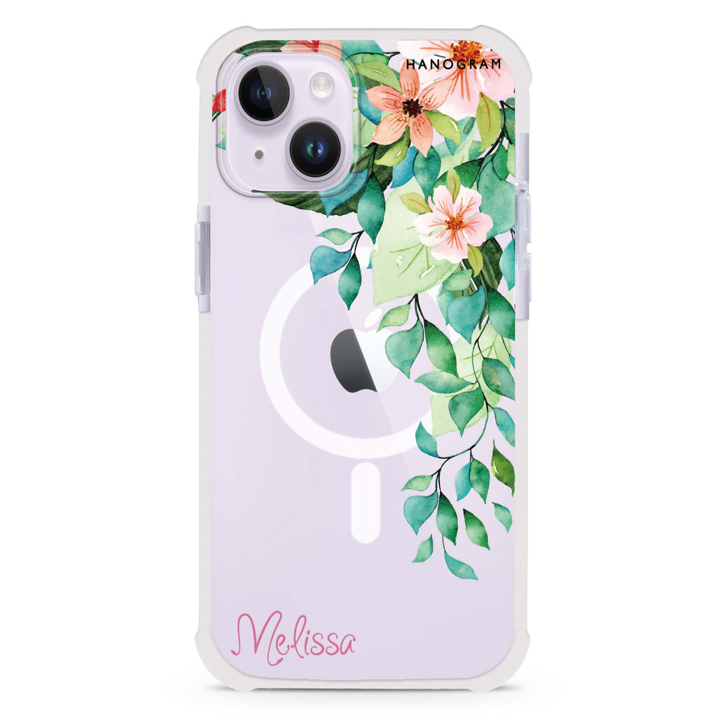 Secret Flower iPhone 15 Plus MagSafe Compatible Ultra Shockproof Case
