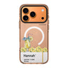 Mimosa I personalized name yellow flower floral iPhone 17 Pro Max ultra clear case