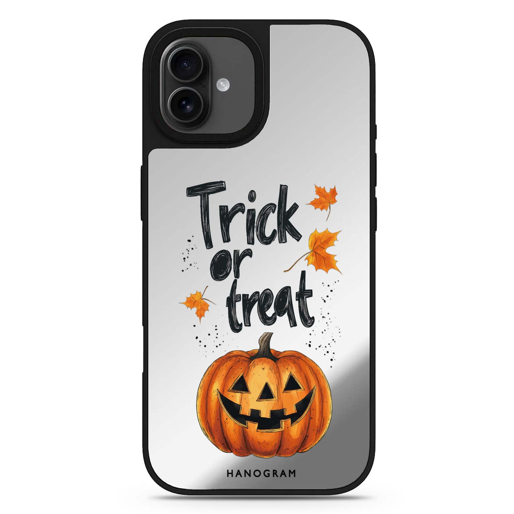 Trick or Treat Delight halloween design iPhone 17 mirror case